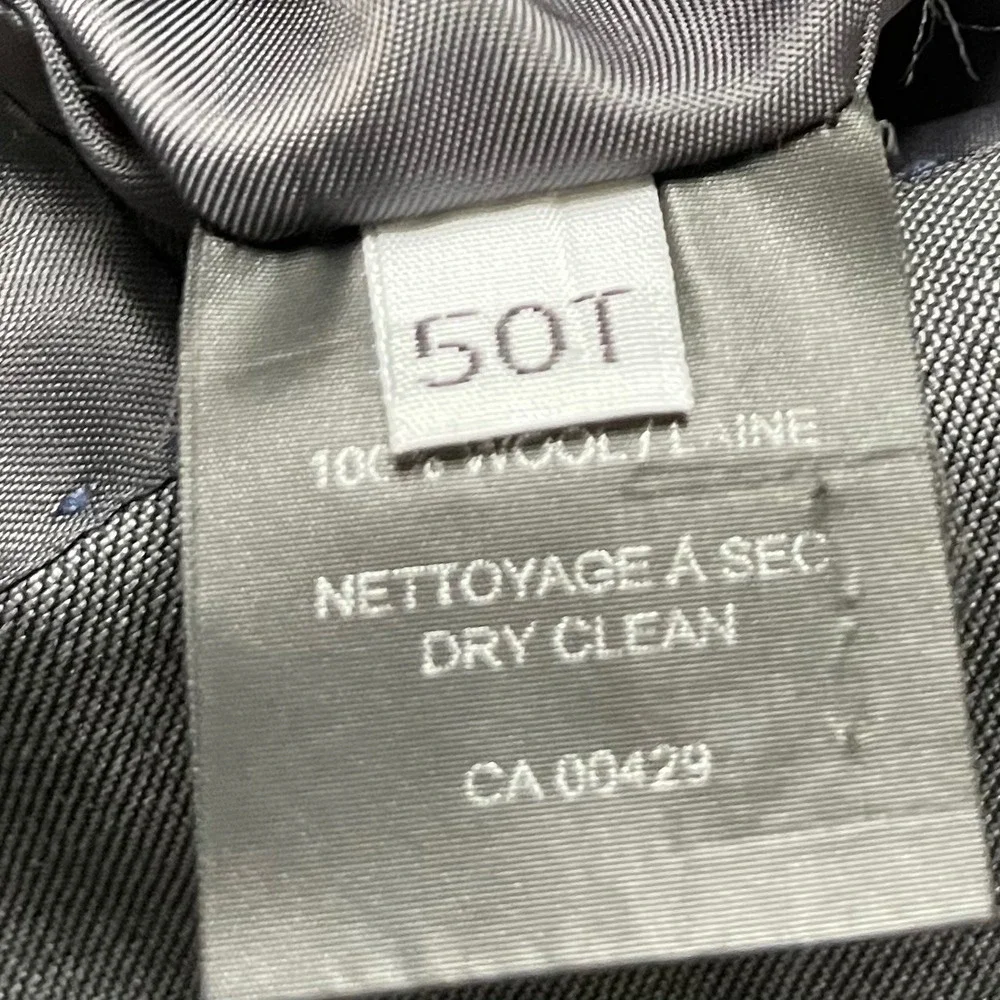 Peter Millar Mens 50T Grey 100% Wool 2 Button Blazer Sport Coat Made in Canada
